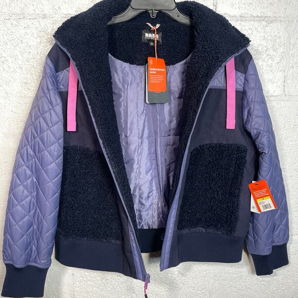 Bass Outdoor Women's Quilted-Trim Zip Bomber Jacket - Heron Multi medium - Picture 8 of 12